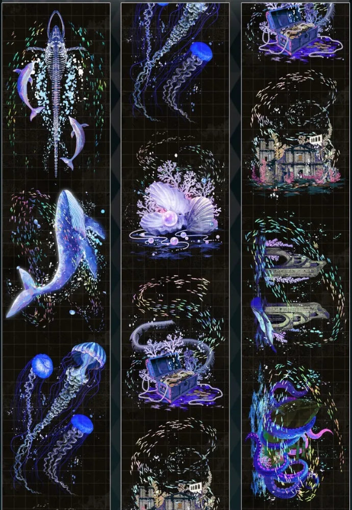 2538-FUGUI LEE Studio-8x91cm Shell Luster PET Tape