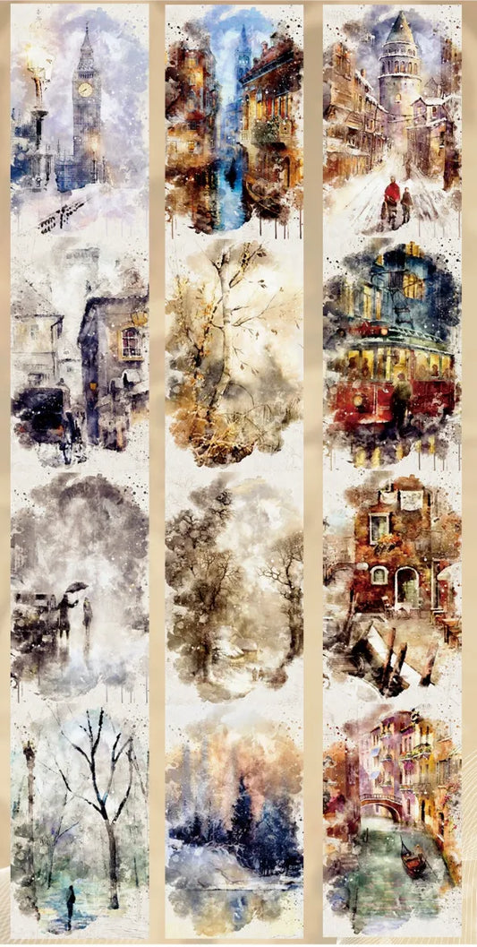 3003-10x200cm Translucent Holographic Silver PET Tape