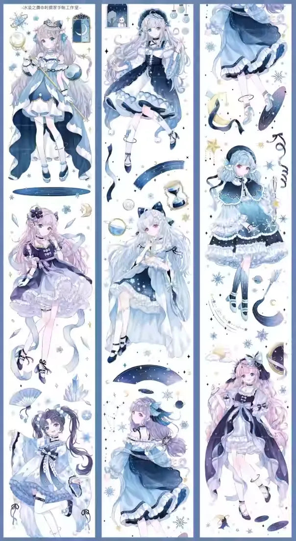 3013-HEDGEHOG Studio-6x100cm Holographic Silver PET Tape