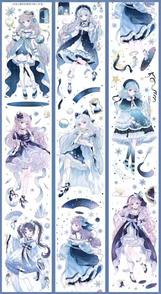 3013-HEDGEHOG Studio-6x100cm Holographic Silver PET Tape