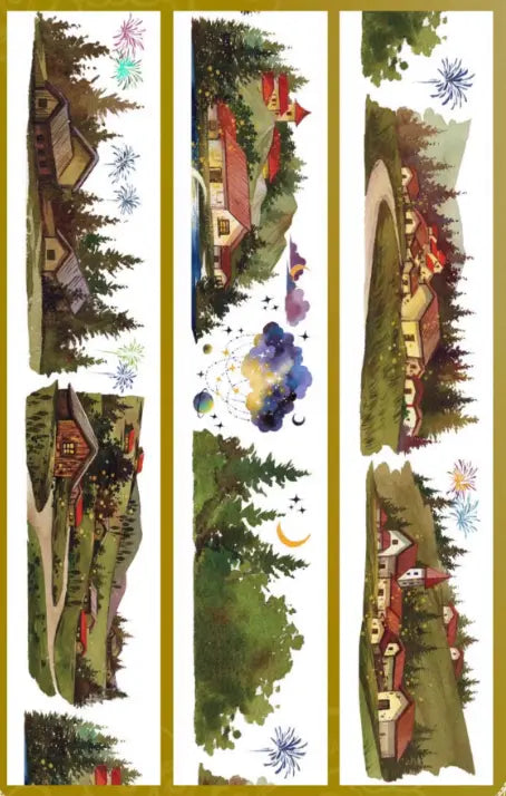 3386-6x100cm Shell Luster PET Tape