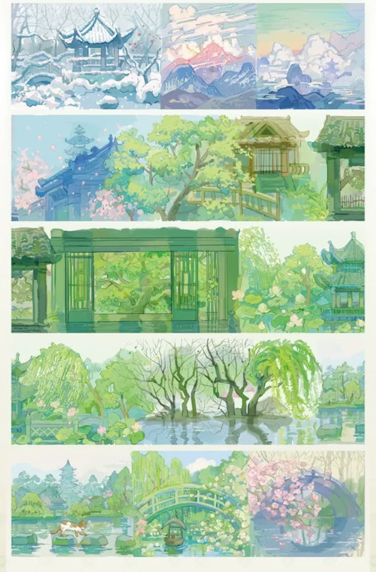 3433-5.5x100cm Shell Luster PET Tape