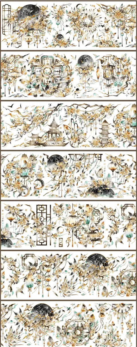 3440-6.5x100cm Shell Luster PET Tape