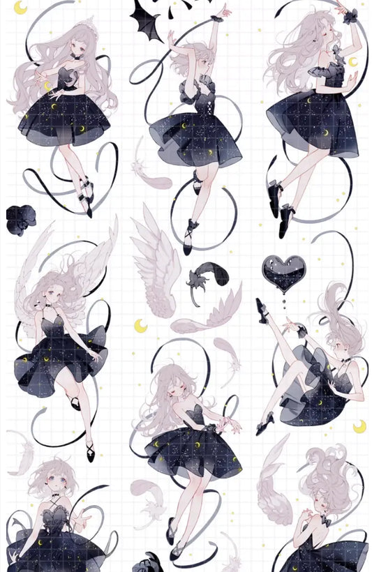 3441-LOD Studio-6x100cm Silver Shell Luster PET Tape