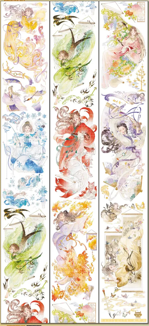 3466-6x100cm Shell Luster PET Tape