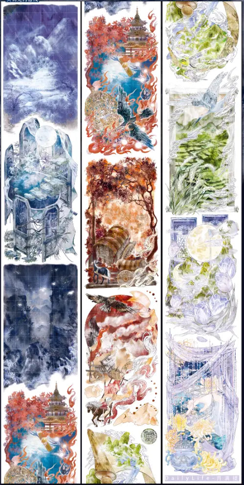 3467-6x100cm Shell Luster PET Tape