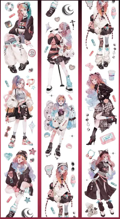 3477-MAOZAI Studio-6x100cm Shell Luster PET Tape