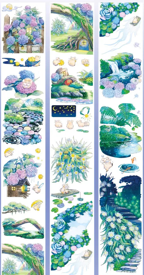 3483-MAOZAI Studio-8x130cm Shell Luster PET Tape