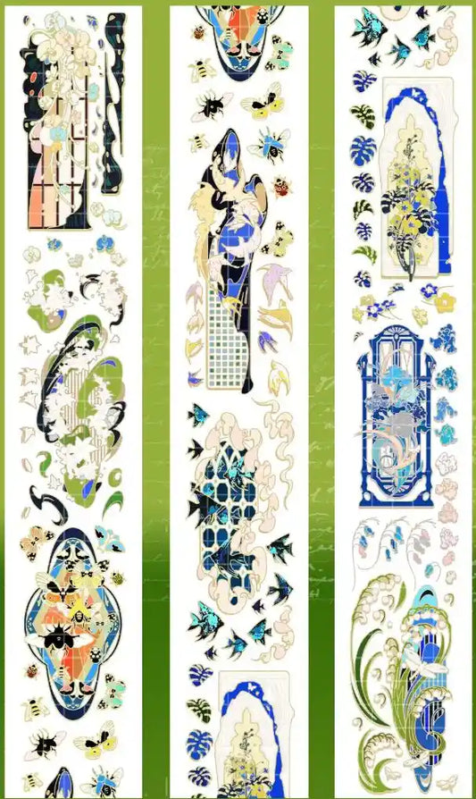 3509-XING YE Studio-6x100cm Shell Luster PET Tape