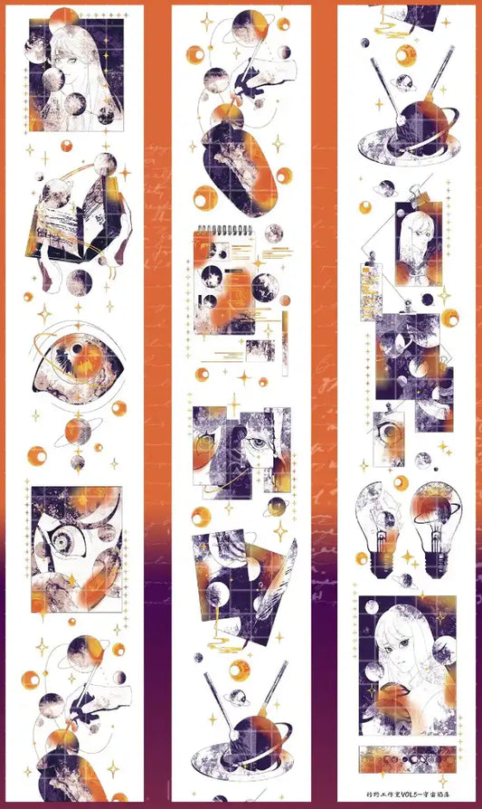 3511-XING YE Studio-6x100cm Shell Luster PET Tape