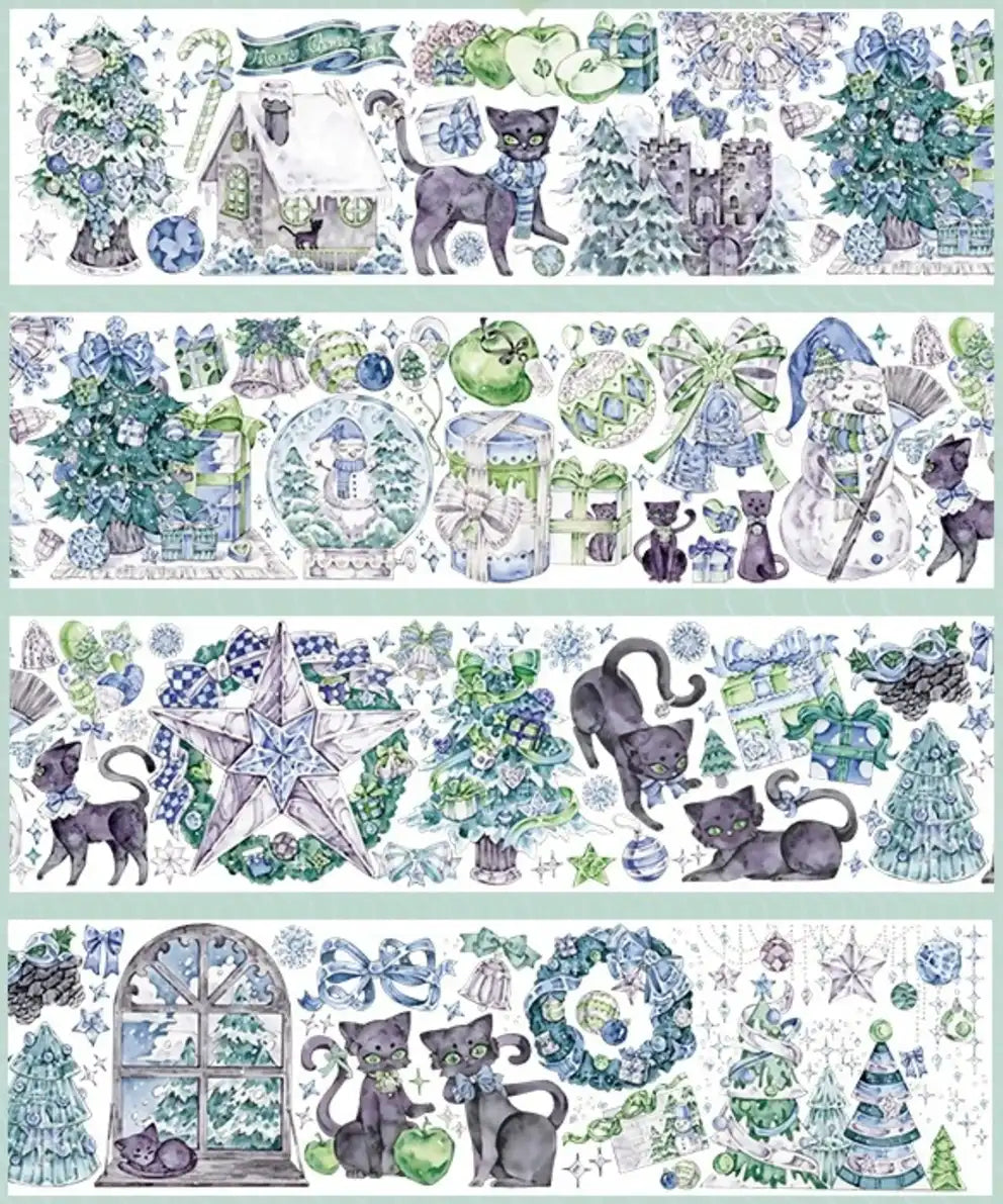 3516-8x100cm Silver Shell Luster PET Tape