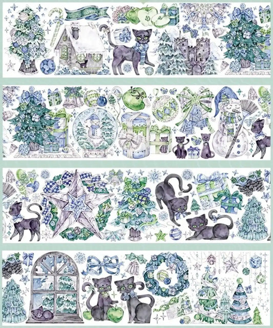 3516-8x100cm Silver Shell Luster PET Tape