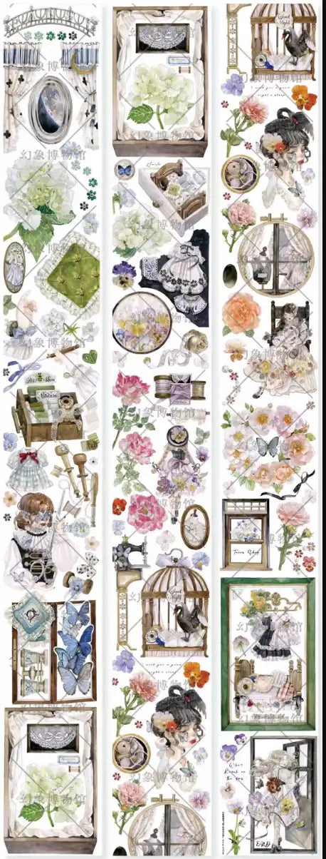 3517-8.2x166cm Shell Luster PET Tape