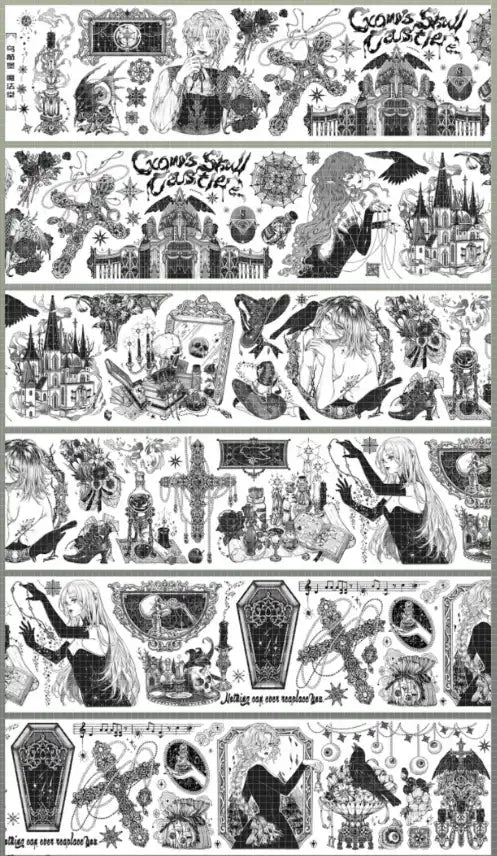 3520-7x100cm Gold Shell Luster PET Tape