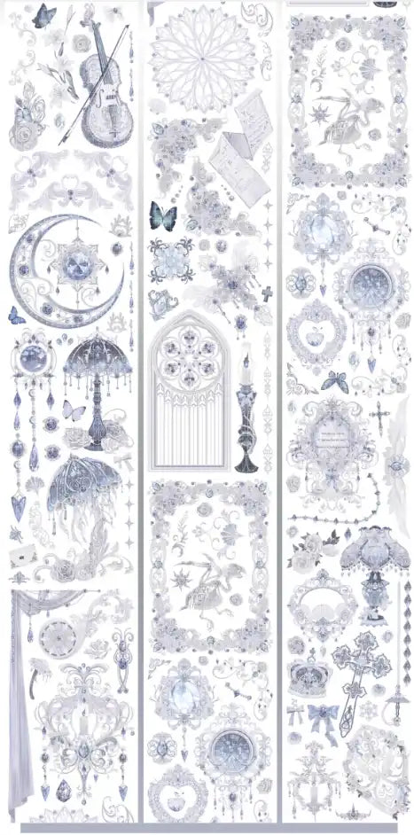 3529-Wild Banana Stuido-8x125cm Shell Luster PET Tape