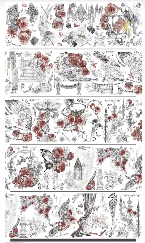 3532-Wild Banana Stuido-8x100cm Shell Luster PET Tape