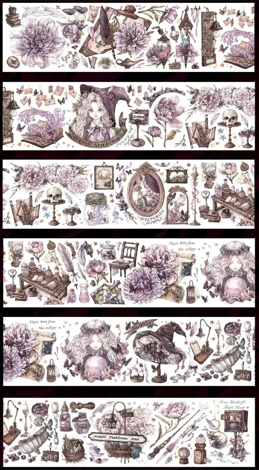 3545-MO RI KUANG HUAN Studio-6x100cm Silver Shell Luster PET Tape