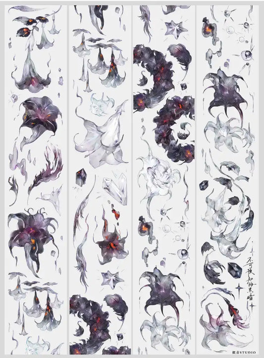 3570-SIQING Studio-6x100cm Silver Shell Luster PET Tape