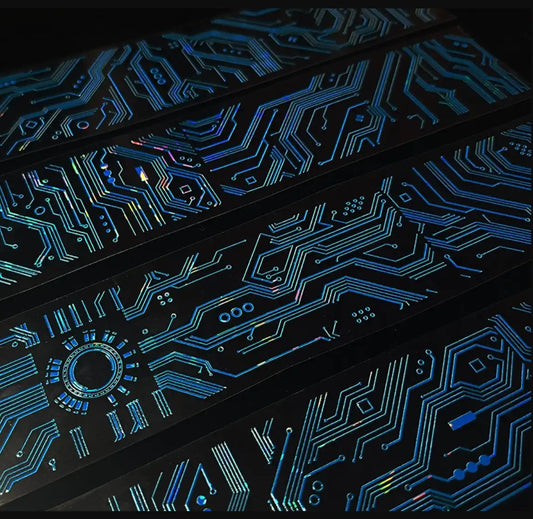 3576-XIN DONG FA ZE Studio-4x100cm Shell Luster PET Tape