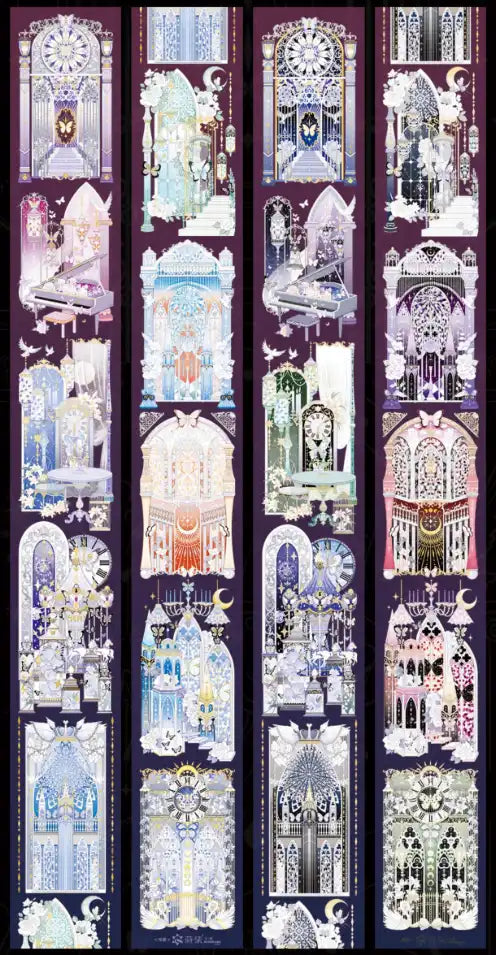 3585-7x240cm Silver Shell Luster PET Tape