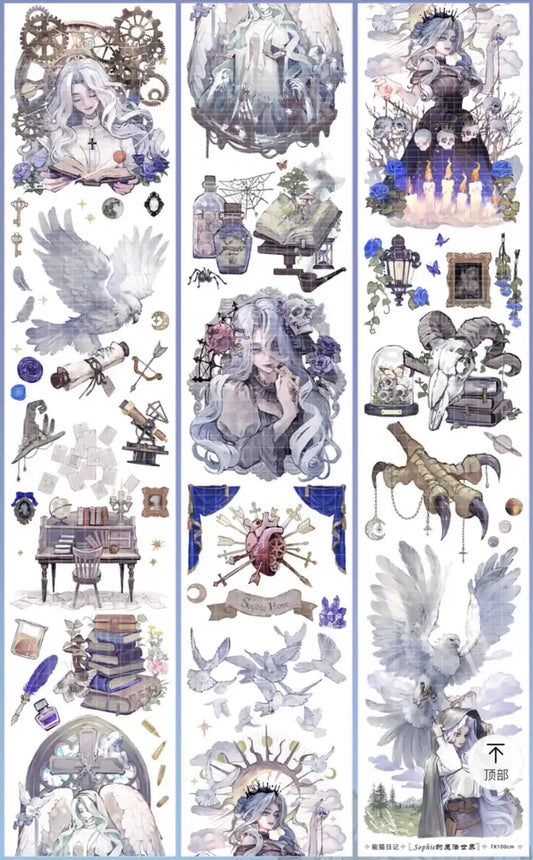 3605-NENGMAO DIARY Studio-7x100cm Shell Luster PET Tape