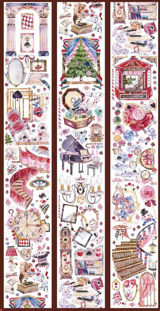 3610-Realheart Studio-6x100cm Holographic Gold PET Tape