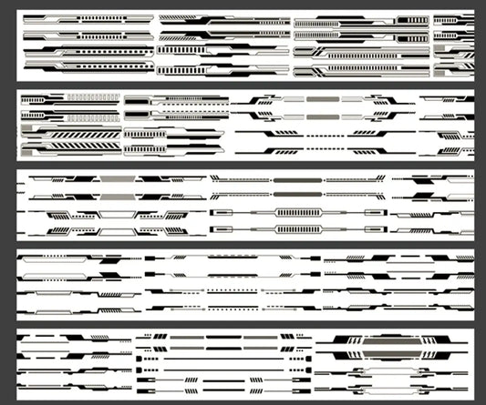 3632-XIN DONG FA ZE Studio-3.5x100cm Shell Luster PET Tape