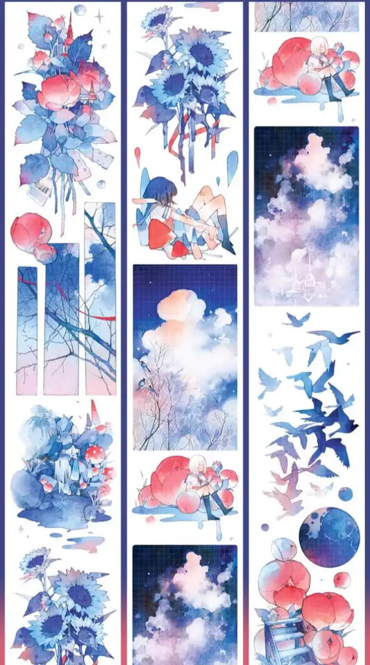 3638-Tianxiaobao's Starry Sky Studio-7x100cm Iridescent PET Tape