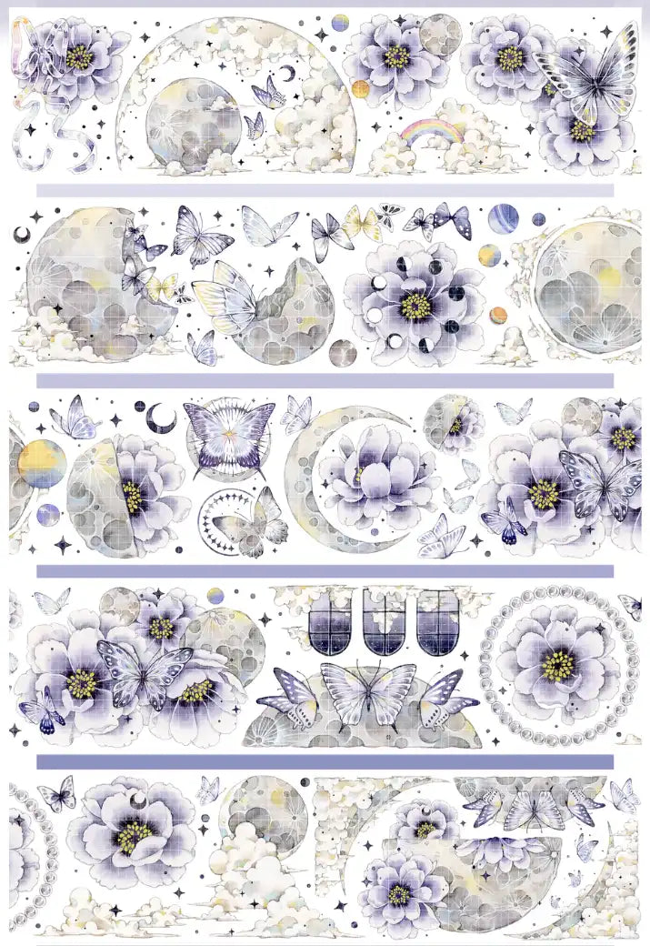 3654-6x100cm Shell Luster PET Tape