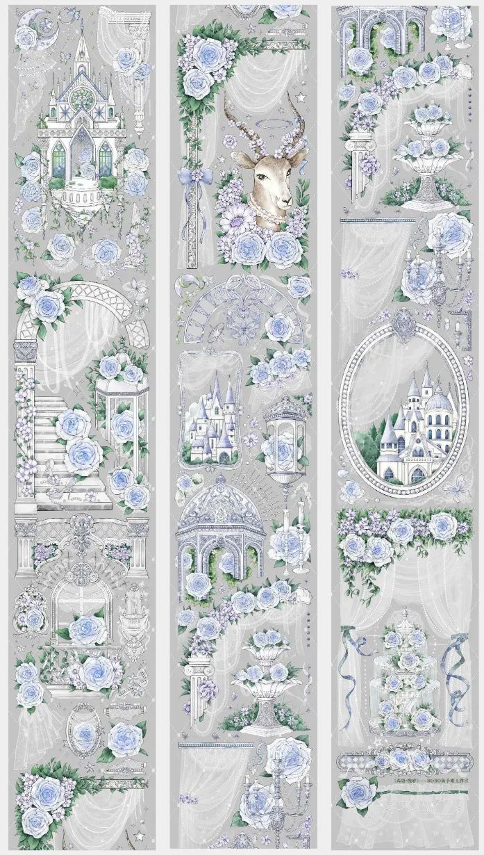 3738-BOBO FISH Studio-7x100cm Shell Luster PET Tape