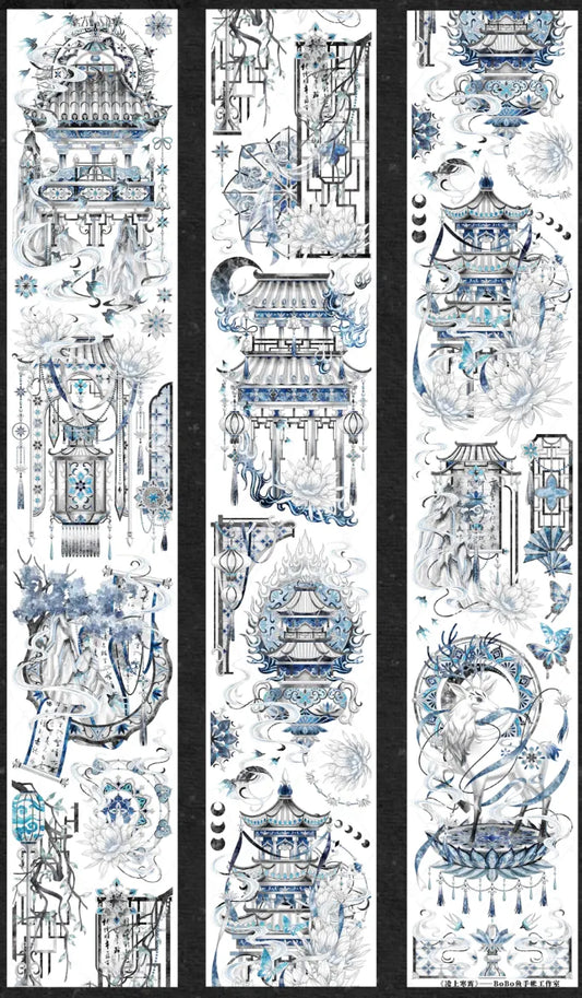 3742-BOBO FISH Studio-7x100cm Shell Luster PET Tape