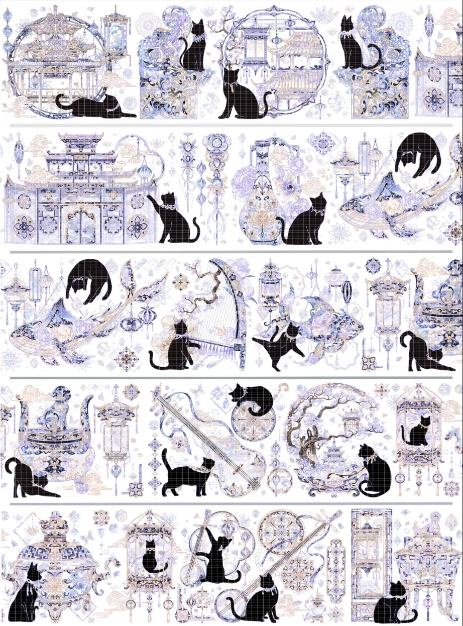 3801-SAMA Studio-7.5x125cm Shell Luster PET Tape