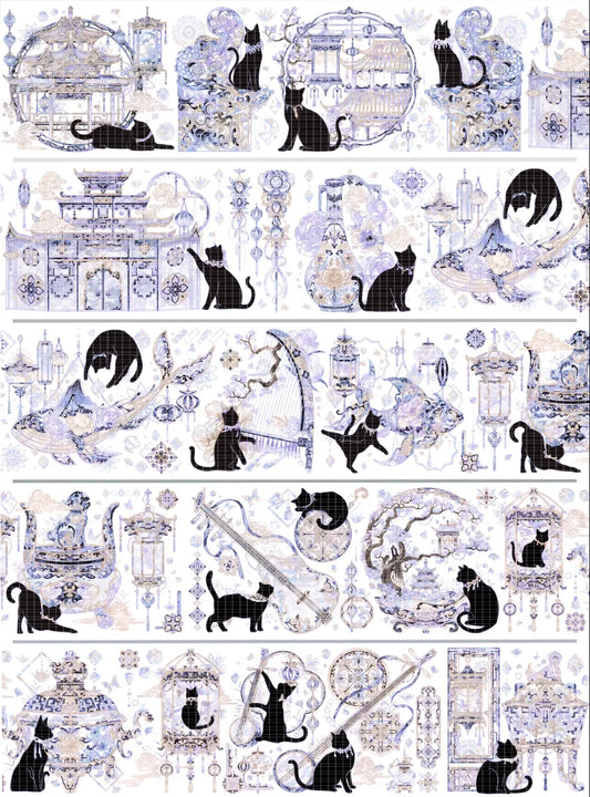 3801-SAMA Studio-7.5x125cm Shell Luster PET Tape