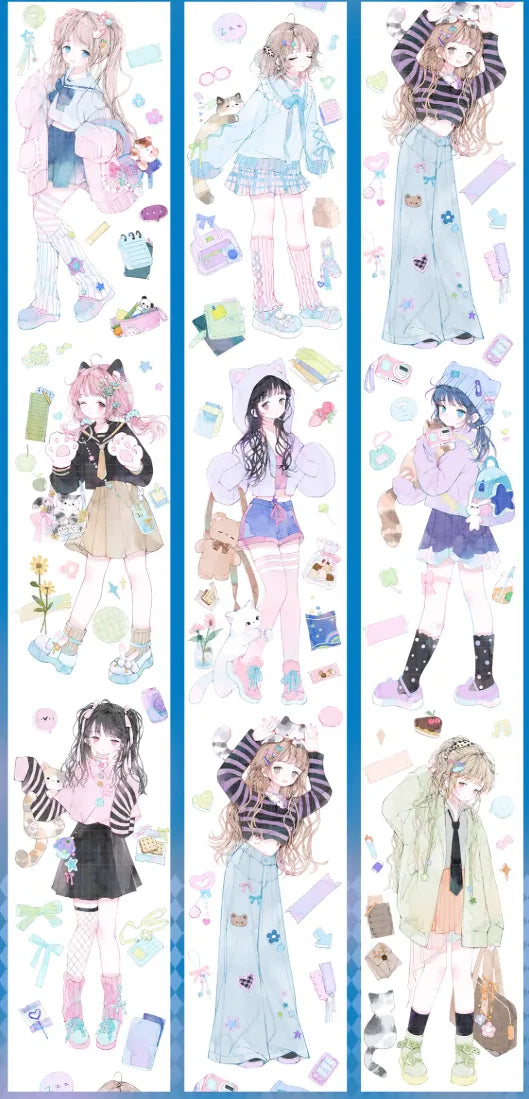 3816-6x100cm Shell Luster PET Tape