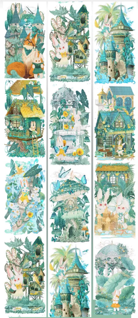 3861-8x130cm Shell Luster PET Tape