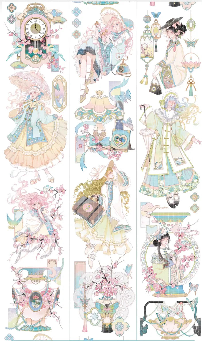 3864-6.8x100cm Shell Luster PET Tape