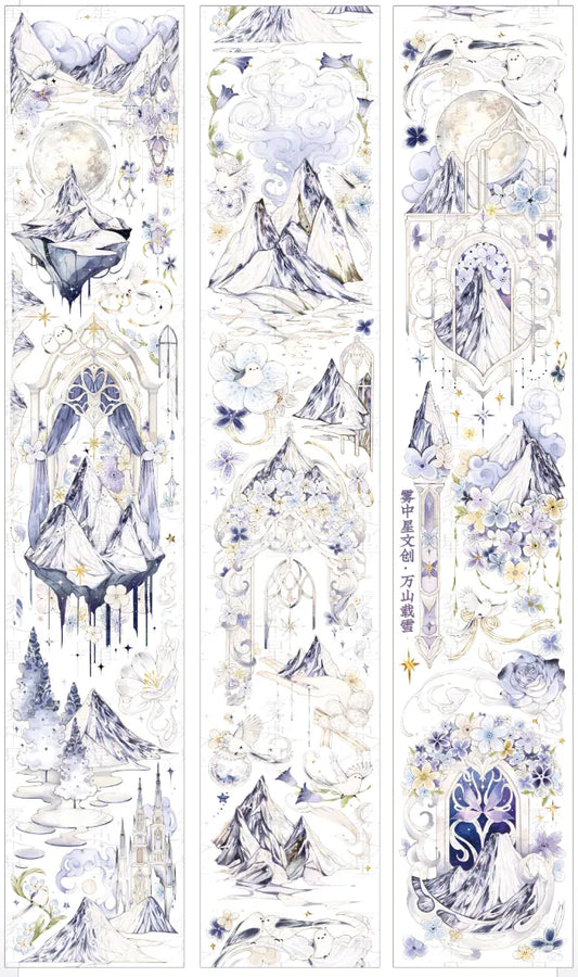 3883-6.5x100cm Shell Luster PET Tape