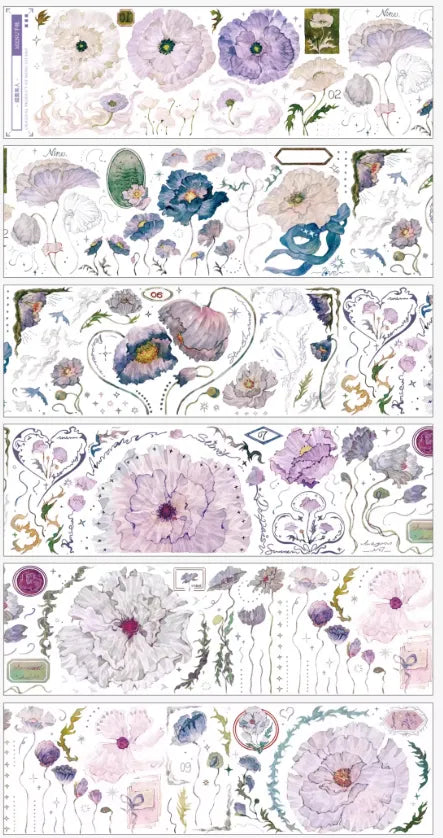 3888-6.5x100cm Shell Luster PET Tape