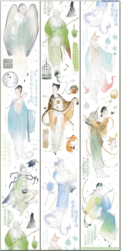 3897-6x100cm Shell Luster PET Tape