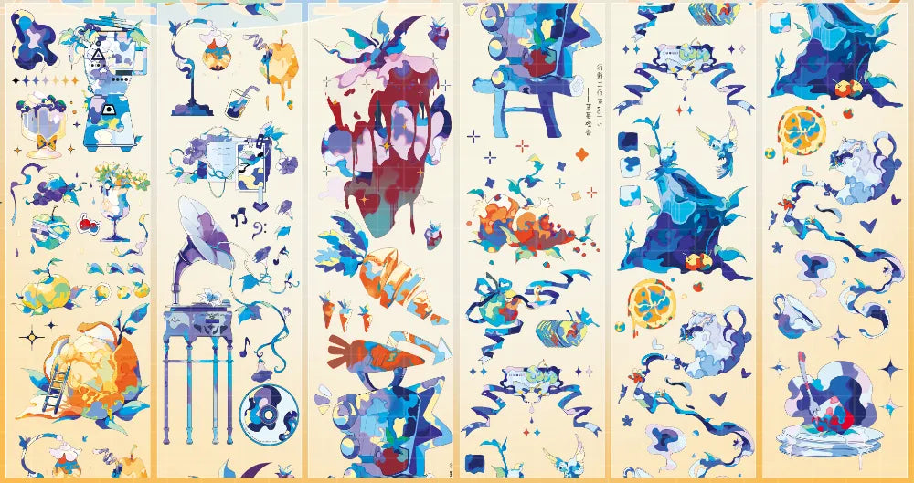 3927-XING YE Studio-7x100cm Shell Luster PET Tape