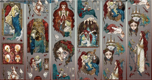 3933-XING YE Studio-6.5x100cm Shell Luster PET Tape