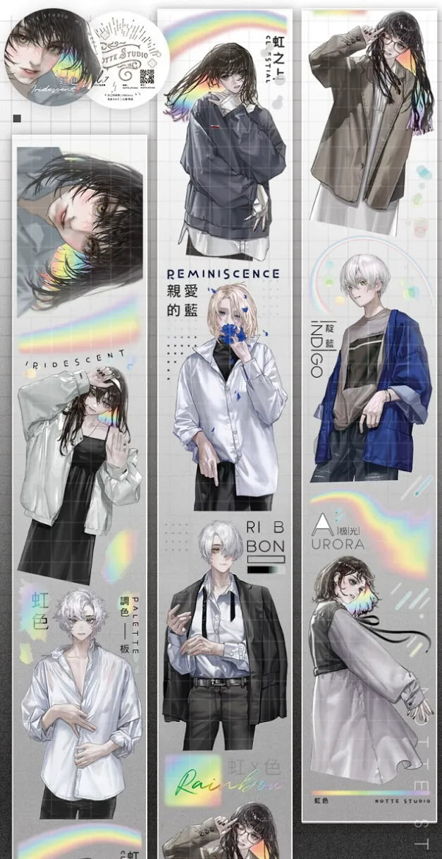 3944-Notte Studio-6x100cm Iridescent PET Tape