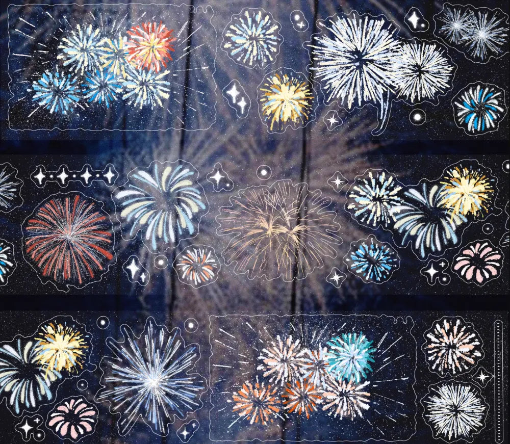 3976-5x50cm Precut Shell Luster PET Tape