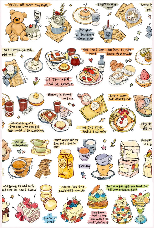 3978-6x100cm Pre Cut Paper PET Tape