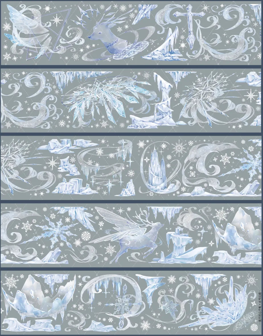 4000-MAN BU JING XIN Studio-6x100cm Shell Luster PET Tape