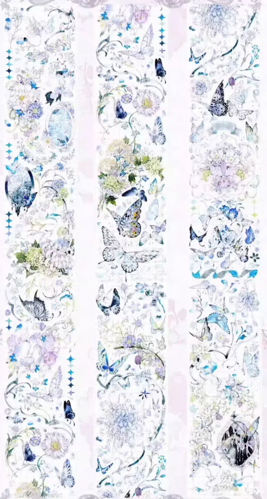 4022-xx studio-6x100cm Silver Shell Luster PET Tape