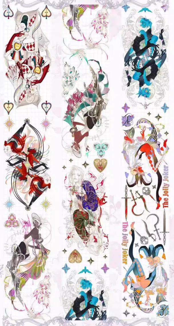 4024-xx studio-6x100cm Silver Shell Luster PET Tape