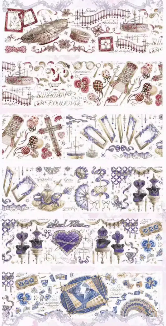 4025-6.5x100cm Gold Shell Luster PET Tape