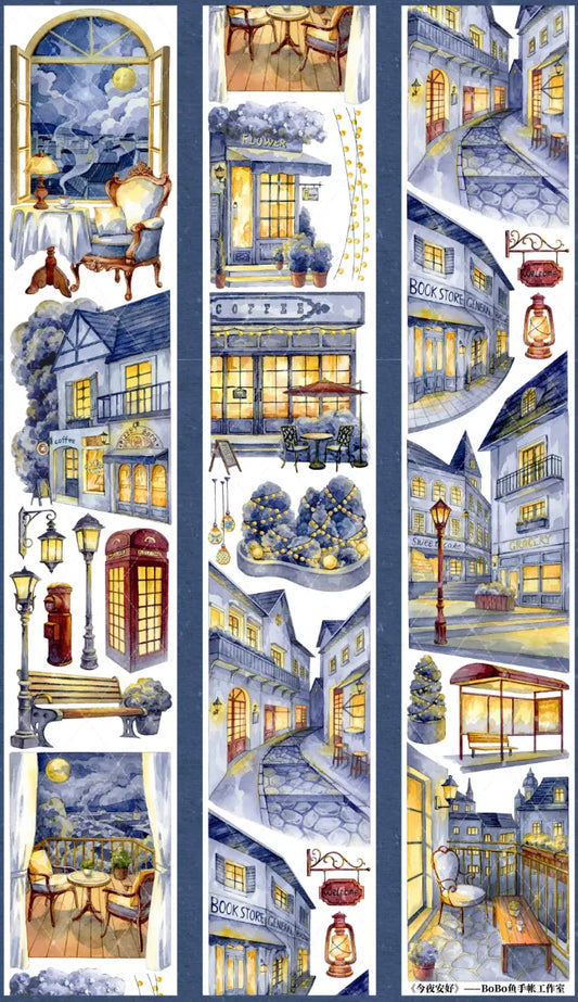 4052-BOBO FISH Studio-7x100cm Shell Luster PET Tape