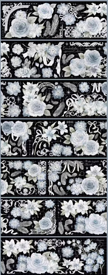 4064-6x100cm Shell Luster PET Tape